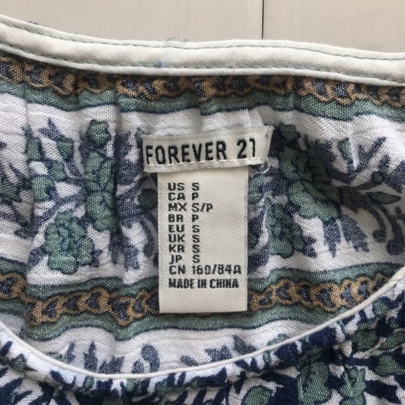 [Forever 21] - Off-Shoulder Boho Top - Picture 4 of 4